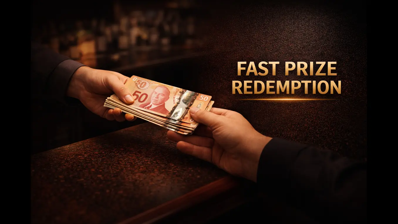 Fast prize redemption benefit tile